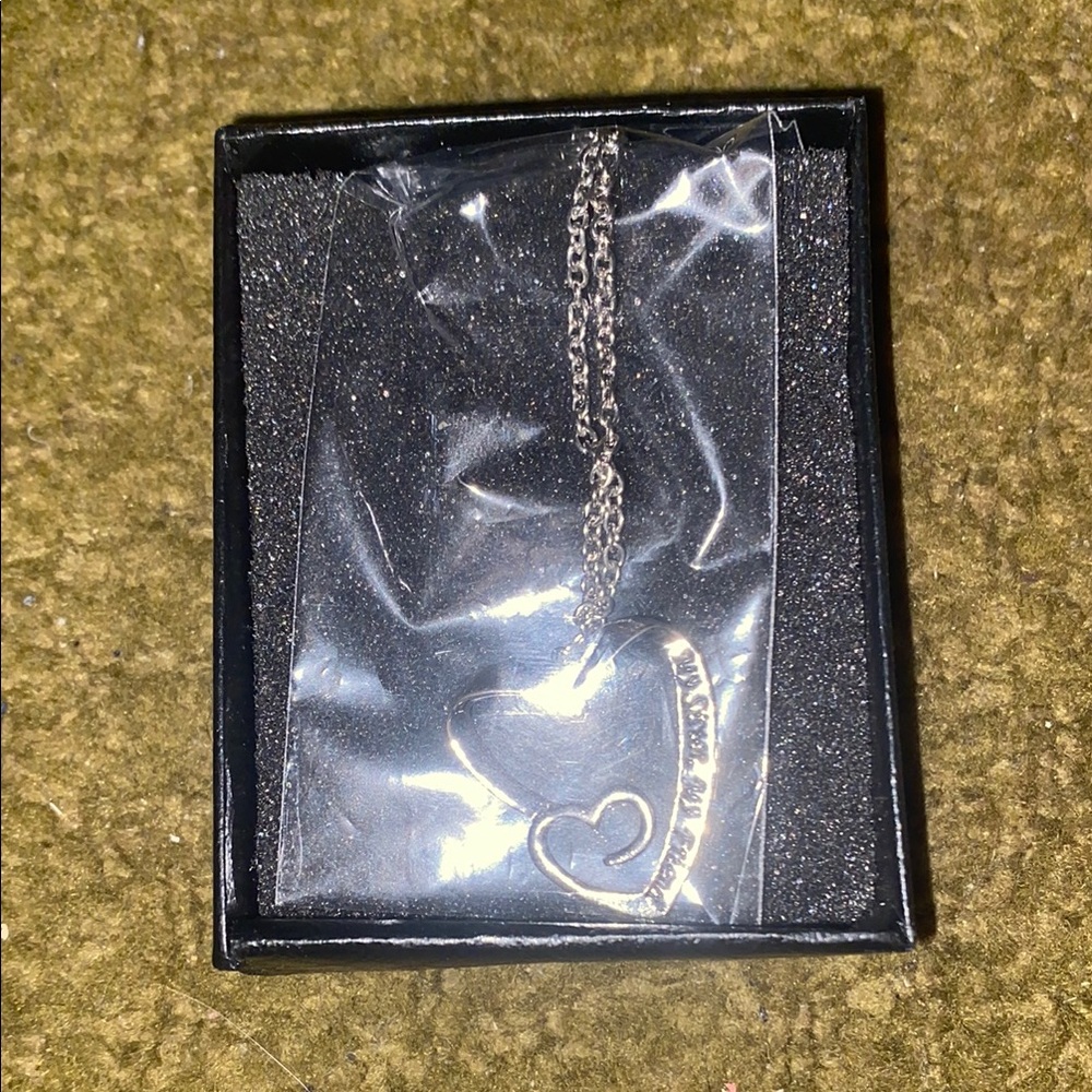 Silver Heart Pendant Necklace
